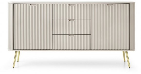 Комод Perfect Home Зова / Zova 2-дверний з 3 шухлядами і золотими ніжками KSZ168 Кашемір (PFH-091282) Комод Perfect Home Зова / Zova 2-дверний з 3 шухлядами і золотими ніжками KSZ168 Кашемір (PFH-091282)