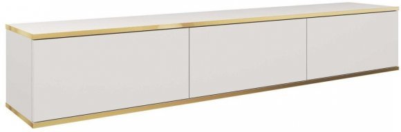 Тумба під телевізор навісна Perfect Home Оро / Oro 3-дверна RTV175 Білий (PFH-091353)