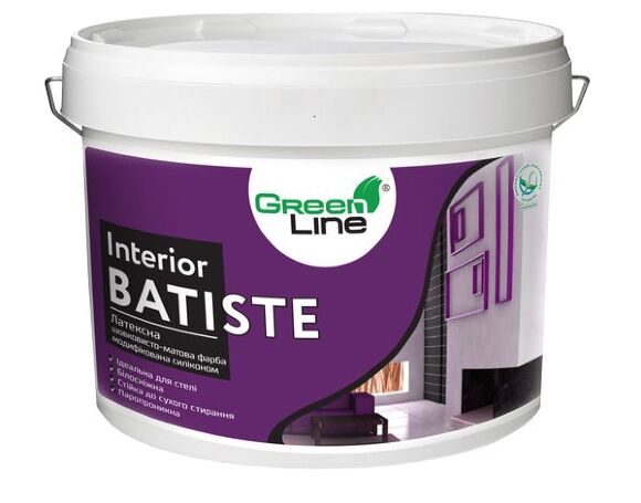 Латексна фарба для стін та стель Interior Batiste 10 л.