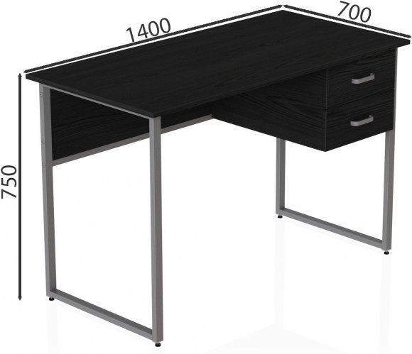 Комп'ютерний стіл Ferrum-decor Дакота 75x140x70 сірий ДСП Сосна Кембра 16мм (FRD-102352) Комп'ютерний стіл Ferrum-decor Дакота 75x140x70 сірий ДСП Сосна Кембра 16мм (FRD-102352)