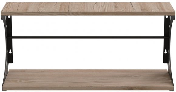 Настінна полиця Ferrum-decor Букін 330x500x240 метал Чорний ДСП Дуб Сан-Марино 16 мм (FRD-102843) Настінна полиця Ferrum-decor Букін 330x500x240 метал Чорний ДСП Дуб Сан-Марино 16 мм (FRD-102843)