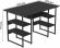 Комп'ютерний стіл Ferrum-decor Тім 75x140x60 чорний ДСП Сосна Кембра 16мм (FRD-103964)