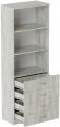 Шафа Анжело Ferrum-decor на 3 полиці з 4 ящики 1900x700x380 ДСП Бетон 16 мм (FRD-105024) Шафа Анжело Ferrum-decor на 3 полиці з 4 ящики 1900x700x380 ДСП Бетон 16 мм (FRD-105024)