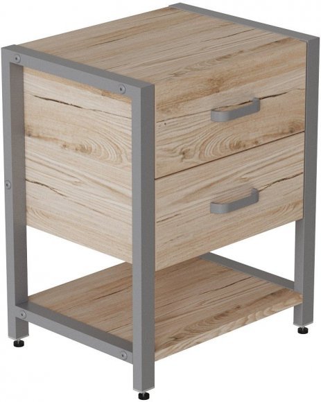 Тумба універсальна Ferrum-decor Вів'єн 2/1 50x41x40 сірий ДСП Дуб Сан-Марино 16мм (FRD-104182) Тумба універсальна Ferrum-decor Вів'єн 2/1 50x41x40 сірий ДСП Дуб Сан-Марино 16мм (FRD-104182)