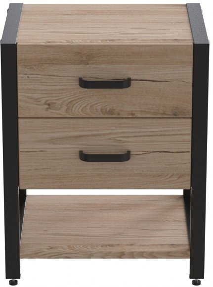 Тумба універсальна Ferrum-decor Вів'єн 2/1 50x41x40 сірий ДСП Дуб Сан-Марино 16мм (FRD-104182) Тумба універсальна Ferrum-decor Вів'єн 2/1 50x41x40 сірий ДСП Дуб Сан-Марино 16мм (FRD-104182)