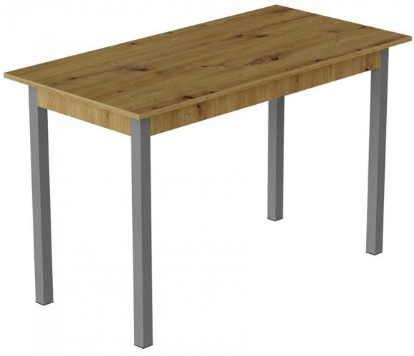 Стіл кухонний Ferrum-decor Маріо 75x120x60 Сірий ДСП Дуб Артизан 16мм (FRD-105725) Стіл кухонний Ferrum-decor Маріо 75x120x60 Сірий ДСП Дуб Артизан 16мм (FRD-105725)