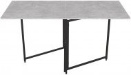 Стіл трансформер книга Панама Ferrum-decor 75x148x68 Чорний метал ДСП Бетон 16 мм (FRD-106825) Стіл трансформер книга Панама Ferrum-decor 75x148x68 Чорний метал ДСП Бетон 16 мм (FRD-106825)