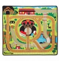 Ігровий килимок з паровозиками Залізниця MD19554