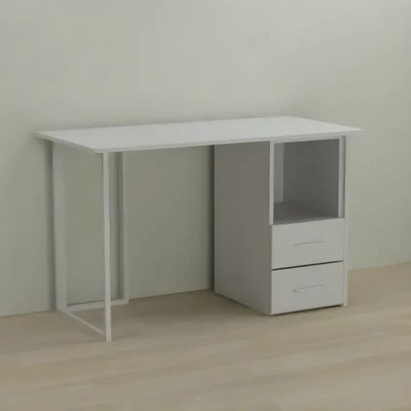 Письмовий стіл Ferrum-decor Отто 76x140x70 білий ДСП Біле 32мм (FRD-101056)