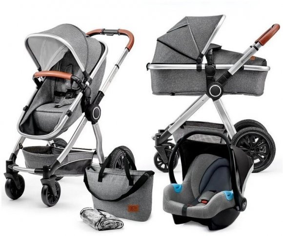 Універсальна коляска 3 в 1 Veo Gray (KKWVEOGRY30000) 203254
