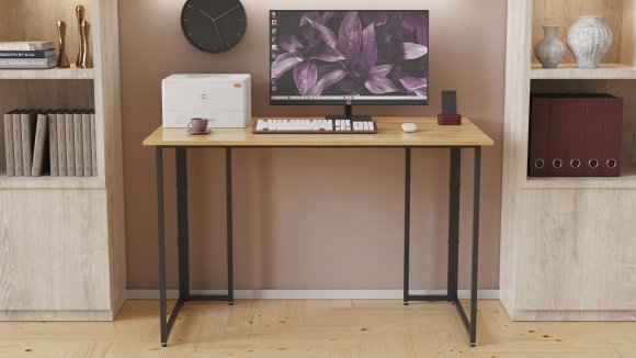 Комп'ютерний стіл Ferrum-decor Ханна 75x120x70 чорний ДСП Дуб Артизан 16мм (FRD-106222) Комп'ютерний стіл Ferrum-decor Ханна 75x120x70 чорний ДСП Дуб Артизан 16мм (FRD-106222)