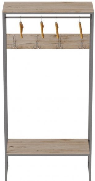 Вішалка модульна підлогова Ferrum-decor Треліс 14 180x90x38 сірий ДСП Дуб Сан-Марино 16мм (FRD-104356) Вішалка модульна підлогова Ferrum-decor Треліс 14 180x90x38 сірий ДСП Дуб Сан-Марино 16мм (FRD-104356)