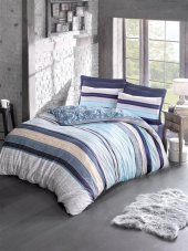 Постільний комплект 200х220 см Ranforce Aras блакитний