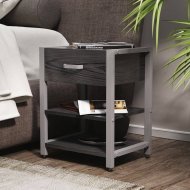 Тумба універсальна Ferrum-decor Вів'єн 1/2 50x41x40 сірий ДСП Сосна Кембра 16мм (FRD-104138)