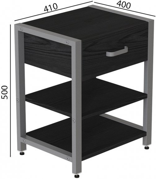 Тумба універсальна Ferrum-decor Вів'єн 1/2 50x41x40 сірий ДСП Сосна Кембра 16мм (FRD-104138) Тумба універсальна Ferrum-decor Вів'єн 1/2 50x41x40 сірий ДСП Сосна Кембра 16мм (FRD-104138)