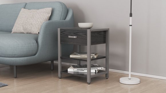 Тумба універсальна Ferrum-decor Вів'єн 1/2 50x41x40 сірий ДСП Сосна Кембра 16мм (FRD-104138) Тумба універсальна Ferrum-decor Вів'єн 1/2 50x41x40 сірий ДСП Сосна Кембра 16мм (FRD-104138)