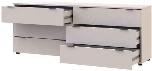 Комод Doros Рон 9 Кашемір 6 скриньок 160х38х62 DRS-011779 (41516174) Комод Doros Рон 9 Кашемір 6 скриньок 160х38х62 DRS-011779 (41516174)