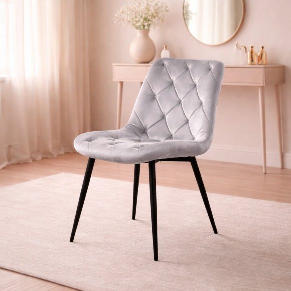 Стілець PM-002 Perfect Home Сірий (PFH-092065) Стілець PM-002 Perfect Home Сірий (PFH-092065)
