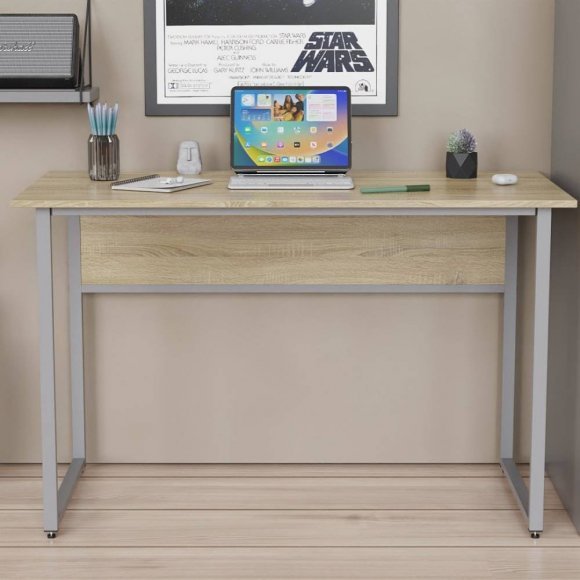 Письмовий стіл Ferrum-decor Коді 75x100x70 сірий ДСП Дуб Сонома 16мм (FRD-101682)