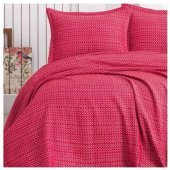 Покривало з наволочками піке Laden kirmizi червоний 230х240 см svt-2000022234016