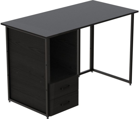 Комп'ютерний стіл Ferrum-decor Отто 75x140x60 чорний ДСП Сосна Кембра 16мм (FRD-103585)