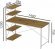 Комп'ютерний стіл Ferrum-decor Джек 75x140x60 Білий ДСП Артизан (FRD-104412) Комп'ютерний стіл Ferrum-decor Джек 75x140x60 Білий ДСП Артизан (FRD-104412)