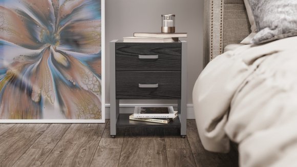 Тумба універсальна Ferrum-decor Вів'єн 2/1 50x41x40 сірий ДСП Сосна Кембра 16мм (FRD-104185) Тумба універсальна Ferrum-decor Вів'єн 2/1 50x41x40 сірий ДСП Сосна Кембра 16мм (FRD-104185)