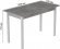 Стіл кухонний Ferrum-decor Маріо 75x120x70 Білий ДСП Бетон 16мм (FRD-105585)