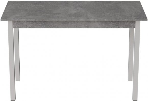 Стіл кухонний Ferrum-decor Маріо 75x120x70 Білий ДСП Бетон 16мм (FRD-105585)