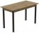 Стіл кухонний Ferrum-decor Маріо 75x120x60 Чорний ДСП Дуб Артизан 16мм (FRD-105727) Стіл кухонний Ferrum-decor Маріо 75x120x60 Чорний ДСП Дуб Артизан 16мм (FRD-105727)