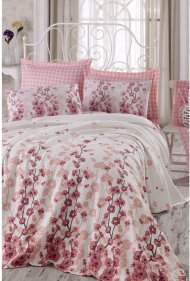 Постільна білизна Pike Coretta a.pembe світло-рожевий полуторна svt-2000022283540