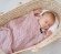 Плед плетений Premium Merino 80x100 см Powder Pink lullalove-6678