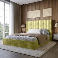 Двоспальне ліжко LION Ніно 160x200 см SILK 202 Авокадо (LION-045042) Двоспальне ліжко LION Ніно 160x200 см SILK 202 Авокадо (LION-045042)
