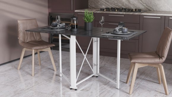 Стіл-книга трансформер Оріон 2 Ferrum-decor 750x1520x730 Білий метал ДСП Сосна Кембра 16 мм (FRD-104592) Стіл-книга трансформер Оріон 2 Ferrum-decor 750x1520x730 Білий метал ДСП Сосна Кембра 16 мм (FRD-104592)
