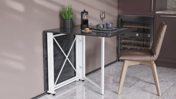 Стіл-книга трансформер Оріон 2 Ferrum-decor 750x1520x730 Білий метал ДСП Сосна Кембра 16 мм (FRD-104592) Стіл-книга трансформер Оріон 2 Ferrum-decor 750x1520x730 Білий метал ДСП Сосна Кембра 16 мм (FRD-104592)