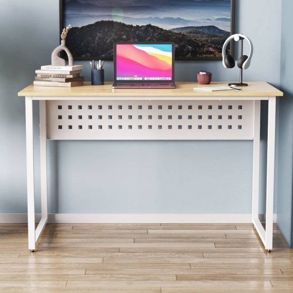Комп'ютерний стіл Ferrum-decor Майк 75x120x60 білий ДСП Дуб Сан-Марино 16мм (FRD-101310) Комп'ютерний стіл Ferrum-decor Майк 75x120x60 білий ДСП Дуб Сан-Марино 16мм (FRD-101310)
