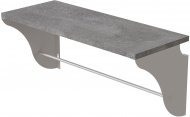 Настінна полиця Ferrum-decor Комфі 260x500x240 метал Білий ДСП Бетон 16 мм (FRD-102729) Настінна полиця Ferrum-decor Комфі 260x500x240 метал Білий ДСП Бетон 16 мм (FRD-102729)