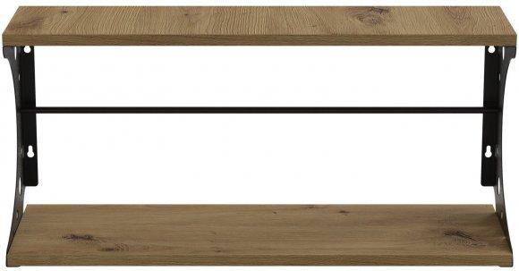 Настінна полиця Ferrum-decor Букін 330x500x240 метал Чорний ДСП Дуб Артизан 16 мм (FRD-102847) Настінна полиця Ferrum-decor Букін 330x500x240 метал Чорний ДСП Дуб Артизан 16 мм (FRD-102847)