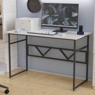 Письмовий стіл Ferrum-decor Раян 75x120x70 чорний ДСП Біле 16мм (FRD-103711)