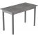 Стіл кухонний Ferrum-decor Маріо 75x120x70 Сірий ДСП Бетон 16мм (FRD-105586)