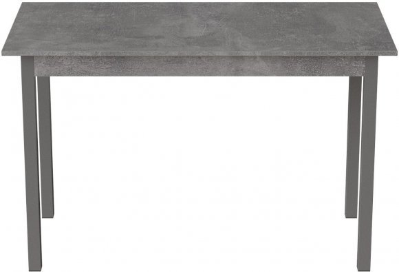 Стіл кухонний Ferrum-decor Маріо 75x120x70 Сірий ДСП Бетон 16мм (FRD-105586)