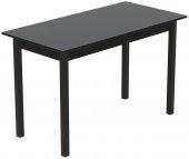 Стіл кухонний Ferrum-decor Маріо 75x120x60 Чорний ДСП Сосна Кембра 16мм (FRD-105728)