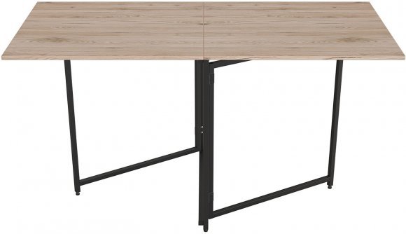 Стіл трансформер книга Панама Ferrum-decor 75x148x68 Чорний метал ДСП Дуб Сан-Марино 16 мм (FRD-106830) Стіл трансформер книга Панама Ferrum-decor 75x148x68 Чорний метал ДСП Дуб Сан-Марино 16 мм (FRD-106830)