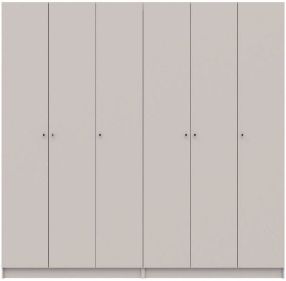 Комплект шаф для одягу Doros Промо (2 шт.) 270х48х204 см Кашемір (DRS-011216) Комплект шаф для одягу Doros Промо (2 шт.) 270х48х204 см Кашемір (DRS-011216)