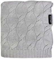 Плед плетений Premium Merino 80x100 см Ice Grey lullalove-6647 Плед плетений Premium Merino 80x100 см Ice Grey lullalove-6647