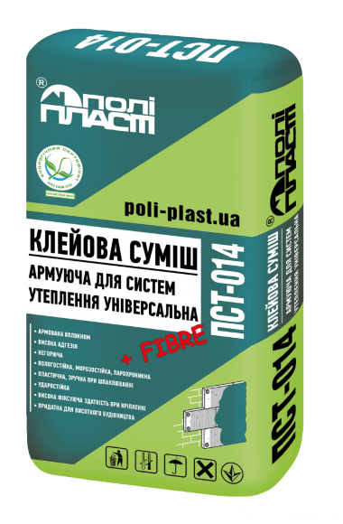 Клейова суміш армуюча для систем утеплення універсальна ПСТ-014 PRO