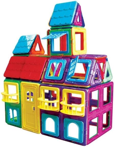 Магнітний конструктор 3D 84 дет Plastic box МK-84