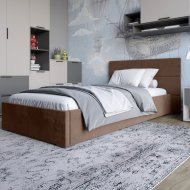 Полуторне ліжко LION Краш Лілі 12 велюр (Коричневий) 120х200 см (LION-044167) Полуторне ліжко LION Краш Лілі 12 велюр (Коричневий) 120х200 см (LION-044167)
