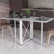 Стіл-книга трансформер Оріон 2 Ferrum-decor 750x1520x730 Білий метал ДСП Бетон 16 мм (FRD-104596) Стіл-книга трансформер Оріон 2 Ferrum-decor 750x1520x730 Білий метал ДСП Бетон 16 мм (FRD-104596)