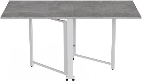 Стіл-книга трансформер Оріон 2 Ferrum-decor 750x1520x730 Білий метал ДСП Бетон 16 мм (FRD-104596) Стіл-книга трансформер Оріон 2 Ferrum-decor 750x1520x730 Білий метал ДСП Бетон 16 мм (FRD-104596)